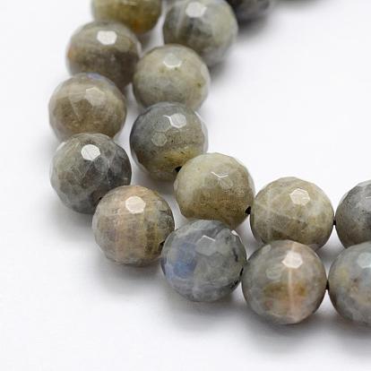 Chapelets de perles labradorite naturelle , a- année, facette, ronde
