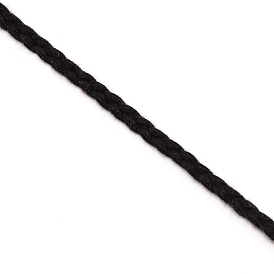 3-прядные плетеные шнуры из полиэстера, изготовление ювелирных изделий своими руками, плоский