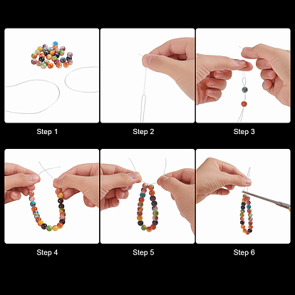 Fil cristal, fil élastique, cordons de perles de bijoux, pour la fabrication de bracelets élastiques
