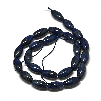 Natural Lapis Lazuli Beads Strands, Rice