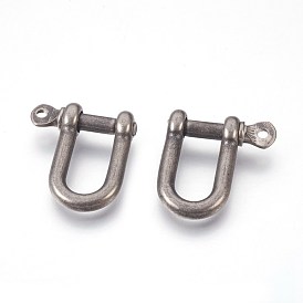 304 Stainless Steel Screw D-Ring Anchor Shackle Clasps