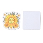 50Pcs Plant Theme PVC Self Adhesive Cartoon Stickers, Waterproof Sun Decals for Laptop, Bottle, Luggage Decor
