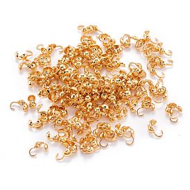 Brass Bead Tips, Long-Lasting Plated