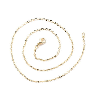Ожерелье из латунных кабельных цепей для женщин, без кадмия и без свинца