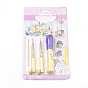 Plastic with Iron DIY Embroidery Magic Pen Set, Clothing Punch Needle Sewing Accessories