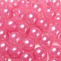 Opaque Acrylic Beads, Round, Top Drilled