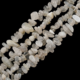 Chapelets de perles naturelles moonstone  , puce