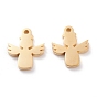 Ion Plating(IP) 304 Stainless Steel Charms, Laser Cut, Angel