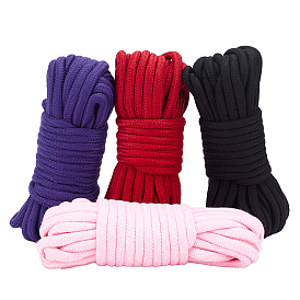 Macrame Cotton Cord, Braided Rope, for Wall Hanging, Plant Hangers, Crafts and Wedding Decorations, Round