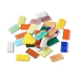 Mosaic Tiles Glass Cabochons, for Home Decoration or DIY Crafts, Rectangle