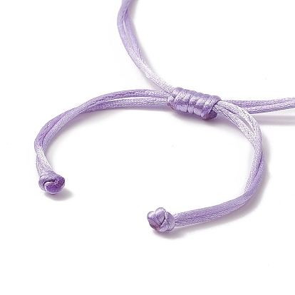 Fil de nylon tressé, avec 304 anneaux en acier inoxydable, pour la fabrication de bracelets à maillons réglables