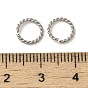 304 Stainless Steel Open Jump Rings, Spiral