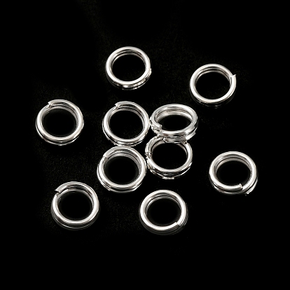Brass Split Rings, Lead Free & Cadmium Free, Double Loops Jump Rings