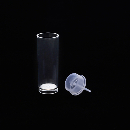 Tubes de récipients en polypropylène (pp), bouteille, tubes suspendus de stockage de perles de rocaille