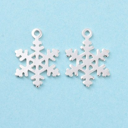 925 Sterling Silver Pendants, Snowflake