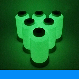 150D/2 Luminous Polyester Sewing Thread, Glow in Dark, Polyester Cord for Jewelry Making