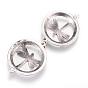 Alloy Diffuser Locket Pendants, with Magnetic, Flat Round with Dragonfly