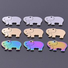 201 Stainless Steel Charms, Elephant