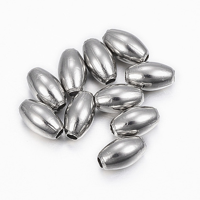 304 Stainless Steel Beads, Rice