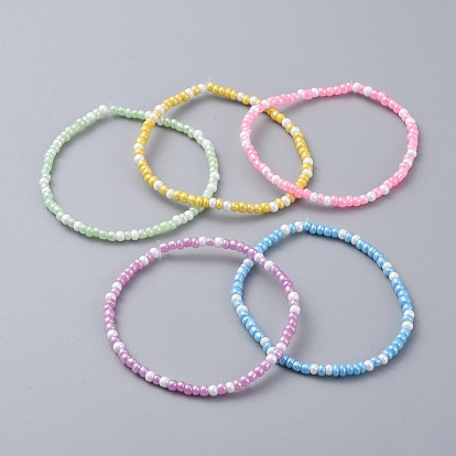 Bracelets extensibles en perles de rocaille pour enfants