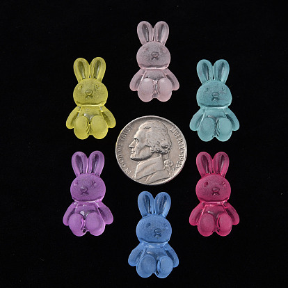 Frosted Acrylic Beads, Rabbit