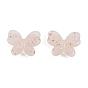 Marbled Stone Style Opaque Acrylic Beads, Butterfly