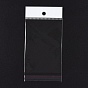 Cellophane Bags, 16.5x8cm, Unilateral thickness: 0.035mm, Inner measure: 12x8cm, Hole: 8mm