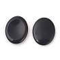 Natural Obsidian Massage Jewelry, Worry Stone for Anxiety Therapy, Oval