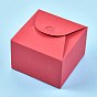 Caja de papel kraft plegable, caja de embalaje de regalo, contenedor de caja de cupcake de pastel de panadería, plaza