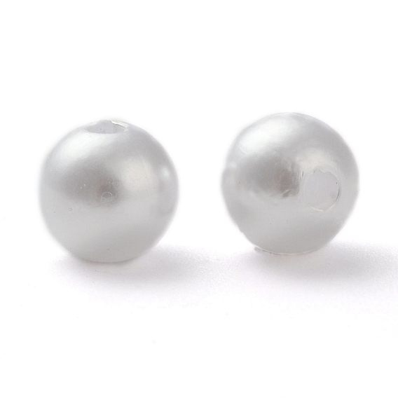 Bolas de imitación de plástico perla bola ABS, rondo