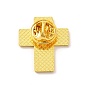 Cross Enamel Pin, Alloy Badge for Backpack Clothes