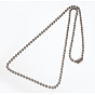 Venta caliente collar de cadena de bolas 304 de acero inoxidable, con conectores de la cadena de bola, 17.7 pulgada (45 cm)