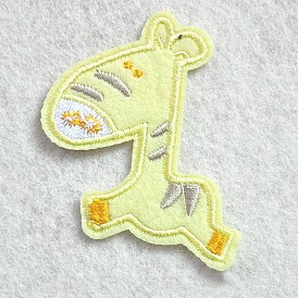Computerized Embroidery Cloth Iron on/Sew on Patches, Costume Accessories, Appliques, Donkey