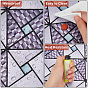 Arricraft 5 шт. квадратная мозаика стеклянные настенные украшения, алюминиевая пластиковая панель, для украшения дома или поделок