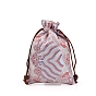 Bolsas de almacenamiento de tela con estampado de ondas de agua, bolsa de embalaje de bolsas rectangulares con cordón