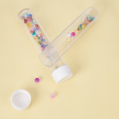 Contenedores de perlas de plástico, botella
