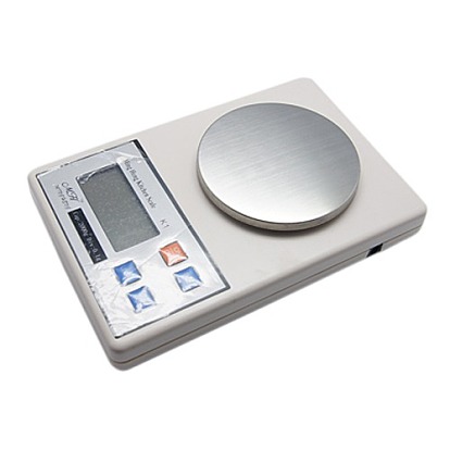 Цифровые весы, карманные весы, платина, Значение: 0.1 г ~ 3000 г, серый, 180x120x32 мм