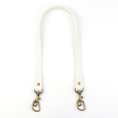 Imitation Leather Bag Strap, with Swivel Clasps & D Rings, for Bag Replacement Accessories