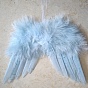Mini poupée plume d'aile d'ange, avec corde de polyester, pour la fabrication de moppet bricolage enfants accessoires de photographie décorations accessoires
