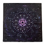 Tapis d'autel en velours, ciel étoilé pour la divination, 12 nappe constellations, tissu pour cartes de tarot