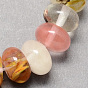 Tigerskin Glass Beads Strands, Rondelle