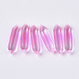 Glass Double Terminated Point Beads, No Hole/Undrilled, Bullet