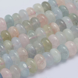 Chapelets de perles morganite naturelles  , rondelle