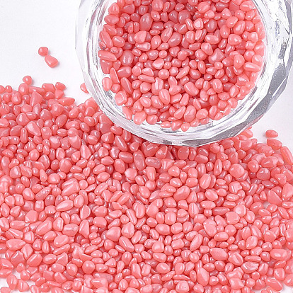 Baking Painted Glass Beads, For Nail Art Decoration Accessories, No Hole/Undrilled, Chips