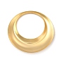 Revestimiento iónico (ip) 304 colgantes de acero inoxidable, anillo redondo