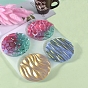 Flat Round with Water Ripple Cup Mat Silicone Molds, Resin Casting Molds, for UV Resin & Epoxy Resin Craft Making