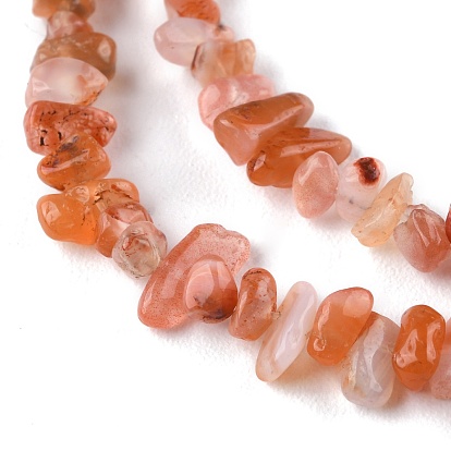Natural Carnelian Beads Strands, Chip