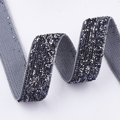 Glitter Sparkle Ribbon, Polyester & Nylon Ribbon