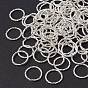Iron Linking Rings, Textured, Round Ring, Unwelded