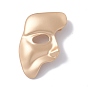 Alloy Mask Lapel Pin, Creative Badge for Backpack Clothes